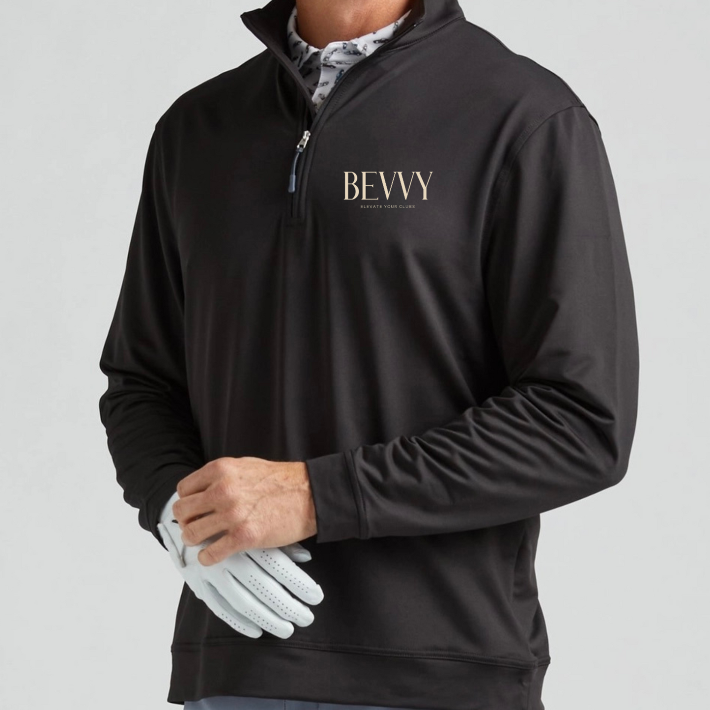 Bevvy Logo Mens Quarter Zip - More Colors Coming Soon!